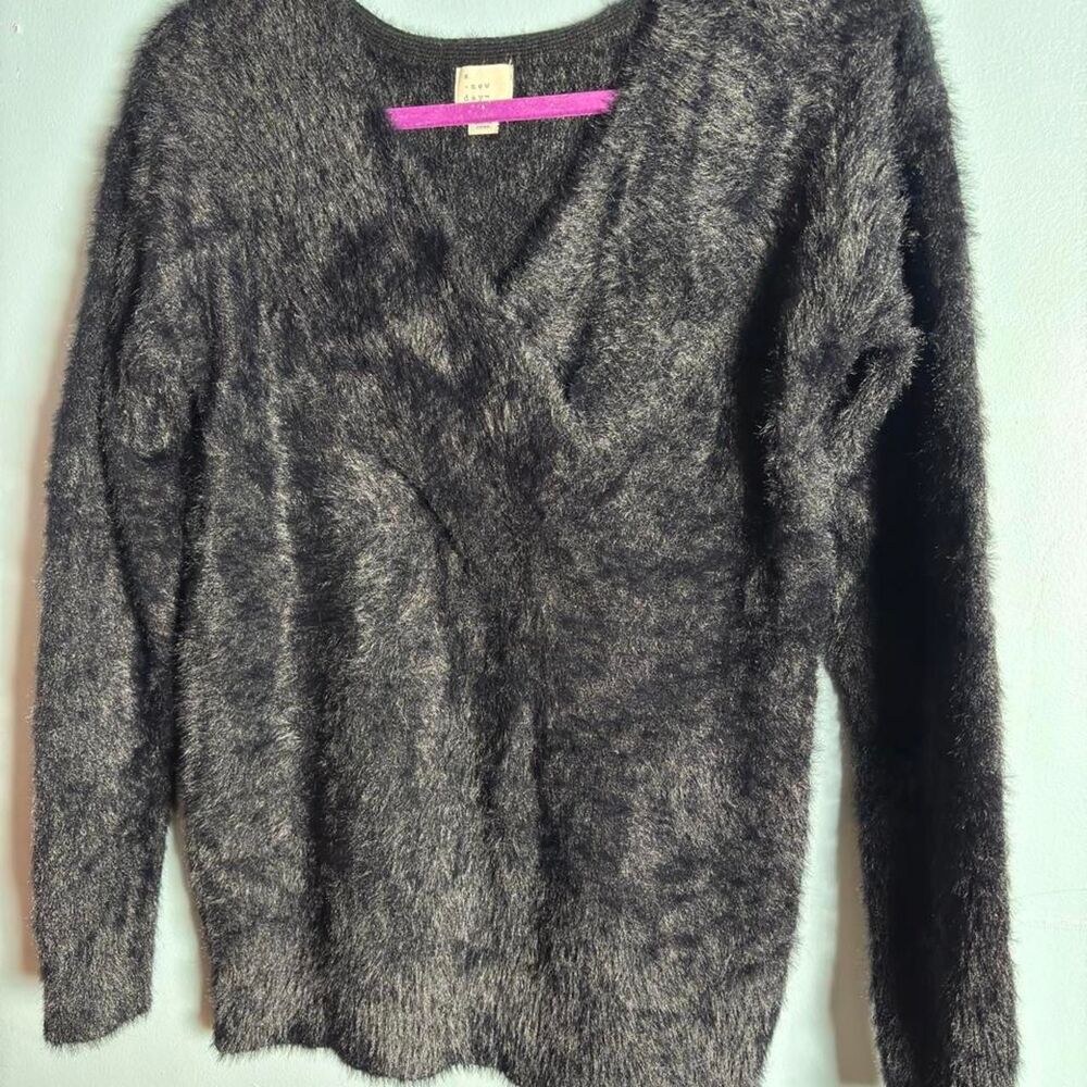 A-new-day Women's Grey and Black Jumper